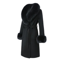 VIVANNE - TIMELESS ELEGANCE COAT (REAL FUR VERSION)