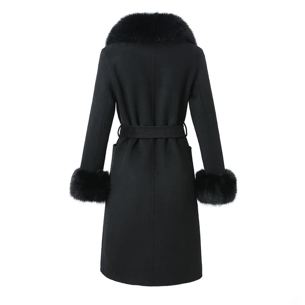 VIVANNE - TIMELESS ELEGANCE COAT (REAL FUR VERSION)