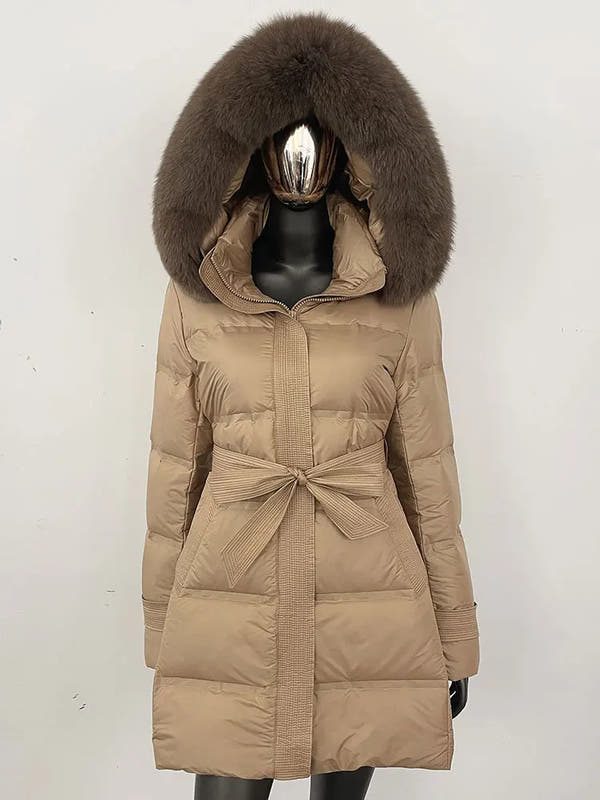 MARIAM - ELEGANT VINTERJACKER WITH REAL FOX FUR