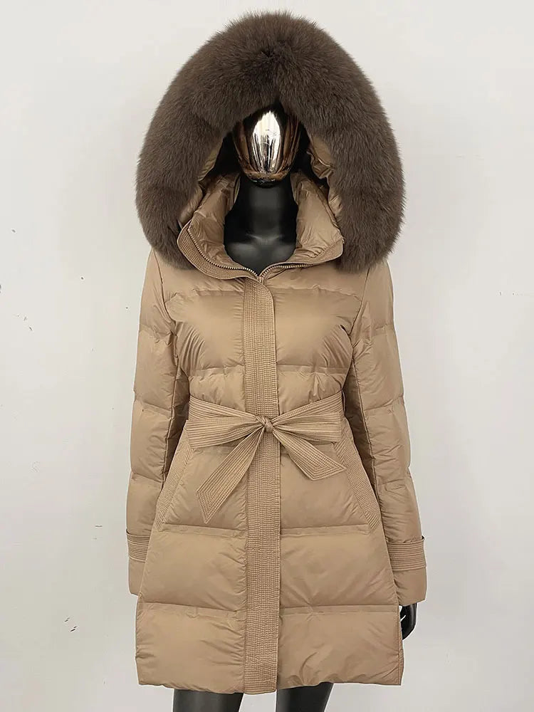 MARIAM - ELEGANT VINTERJACKER WITH REAL FOX FUR