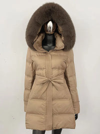 MARIAM - ELEGANT VINTERJACKER WITH REAL FOX FUR