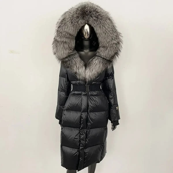 SAMANTHA - LUXY GLOSS FUR JACKET