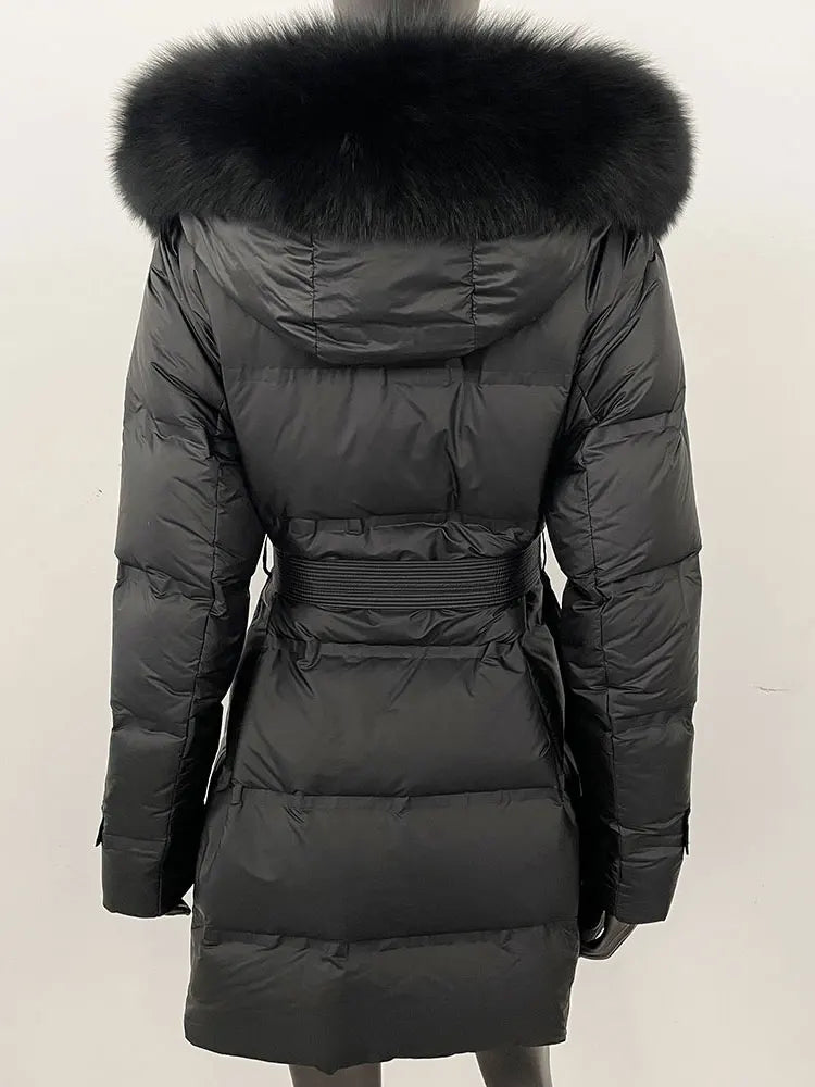 MARIAM - ELEGANT VINTERJACKER WITH REAL FOX FUR
