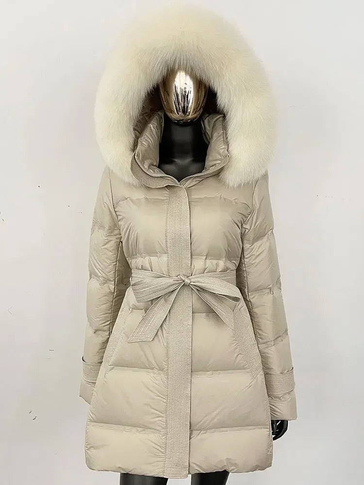 MARIAM - ELEGANT VINTERJACKER WITH REAL FOX FUR