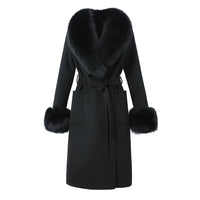 VIVANNE - TIMELESS ELEGANCE COAT (REAL FUR VERSION)